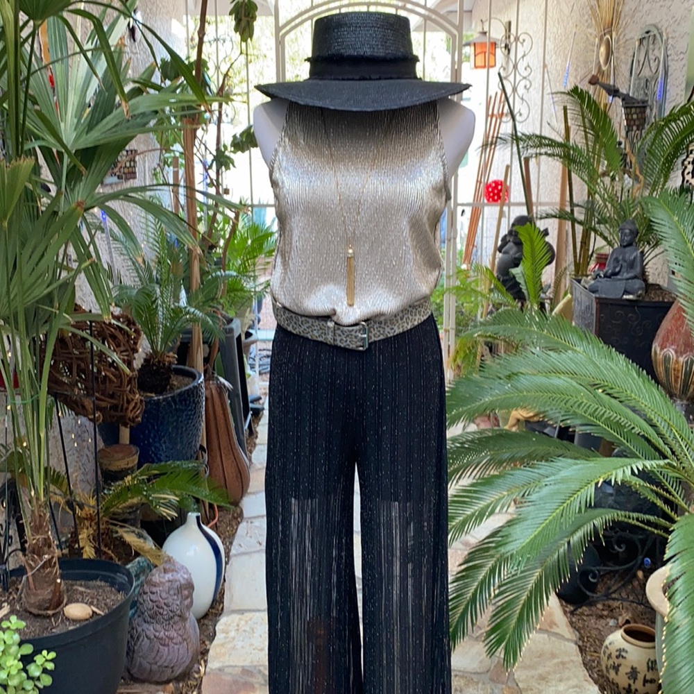 🔘🔘SHEER BLACK PANTS n TOP OUTFIT🔘🔘